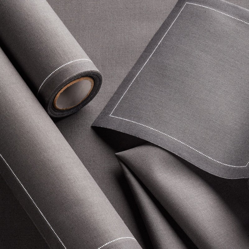 MY DRAP Cotton Cocktail Napkin - 4.5 x 4.5 in - 50 units per roll - Anthracite - Image 3